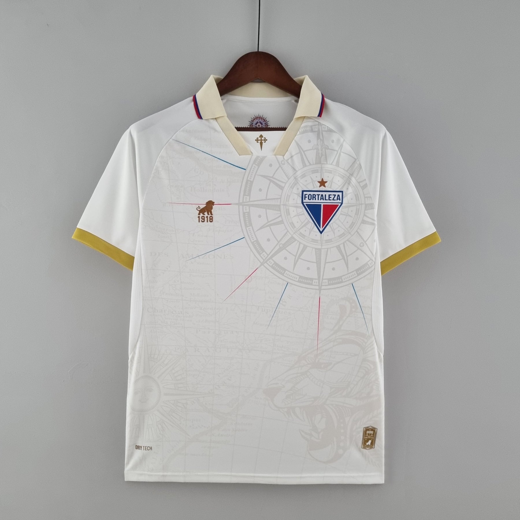 Camisa Fortaleza La Dorada 1918 Leão - Dourada