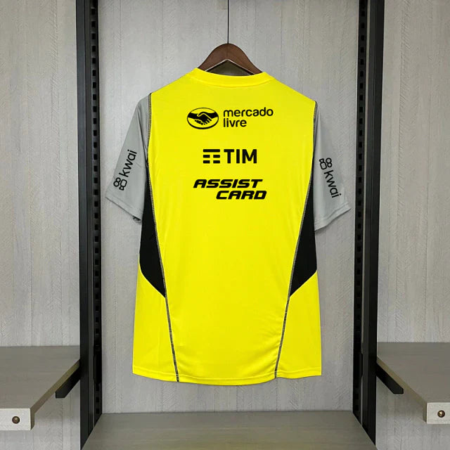 Camisa do Flamengo Treino 2024 Amarela