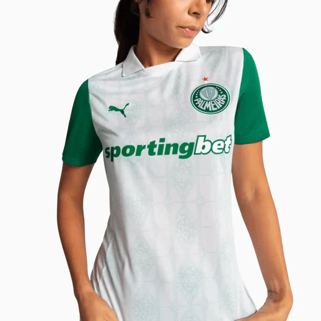 Camisa do Palmeiras Branca 2026 Feminina