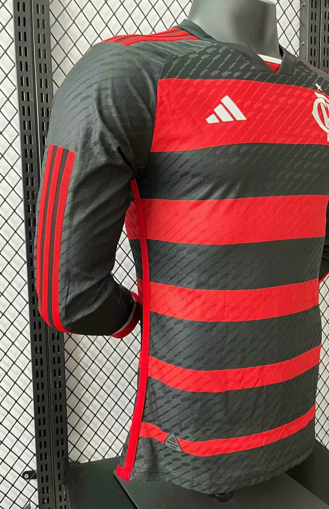Camisa do Flamengo Manga Longa Jogador 24/25 Home