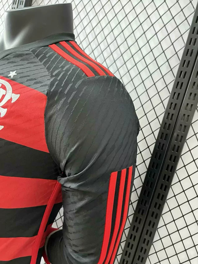 Camisa do Flamengo Manga Longa Jogador 24/25 Home