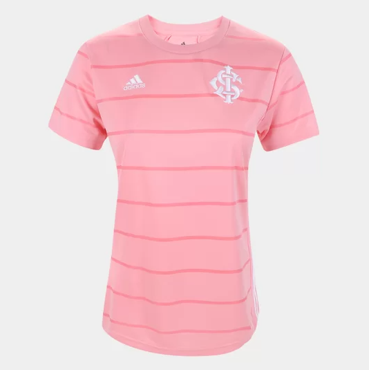 Camisa Feminina Internacional Outubro Rosa 21/22 - Rosa