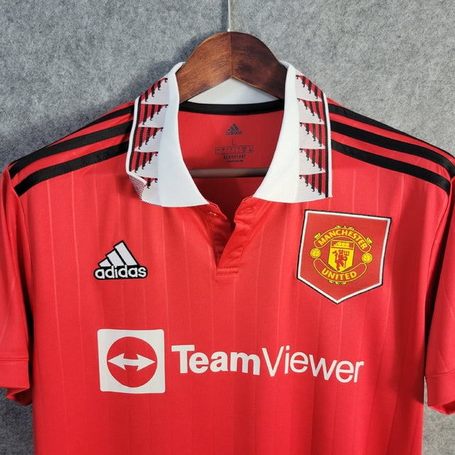 Camisa Manchester United I 22/23 Adidas - Vermelho