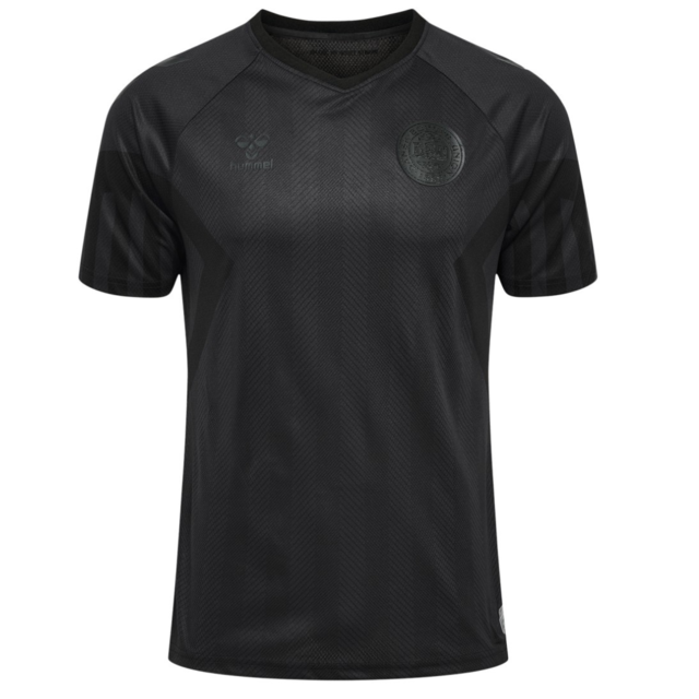 Camisa Seleção Dinamarca III 2022 Hummel - All Black