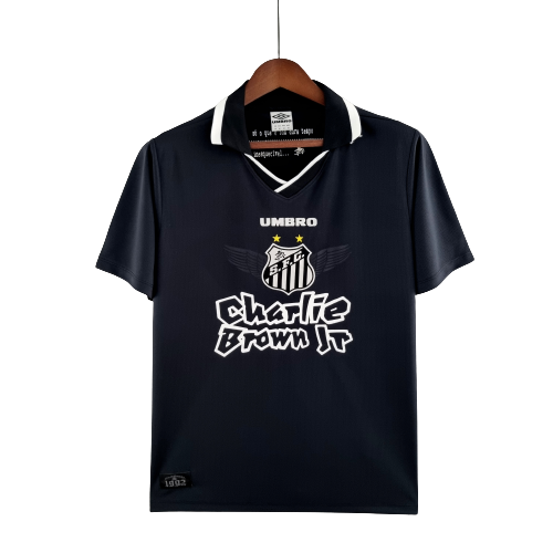 Camisa Santos Charlie Brown Jr. Dias de Glória - Masculina - Preta