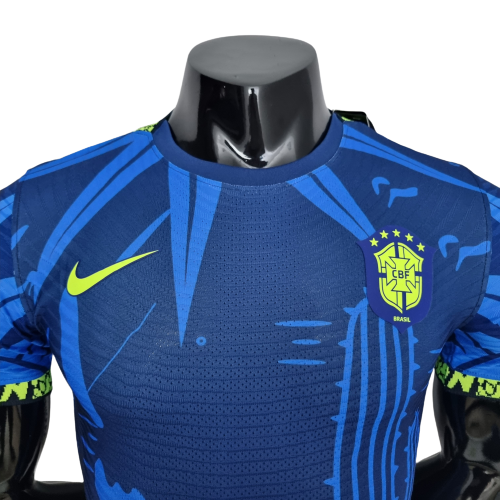 Camisa Seleção Brasil 2022 Nike - Azul - Conceito Nordeste