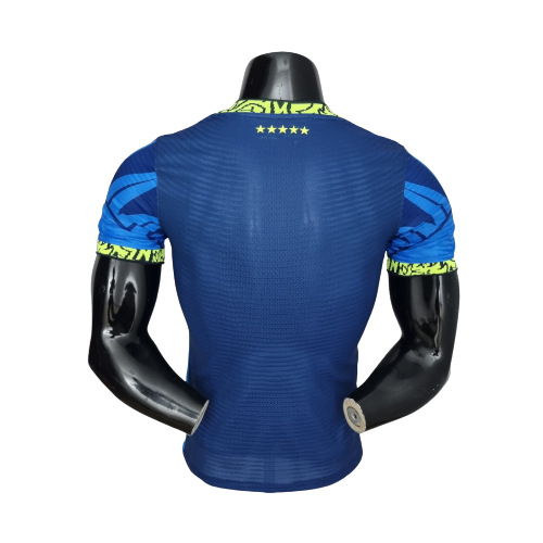 Camisa Seleção Brasil 2022 Nike - Azul - Conceito Nordeste