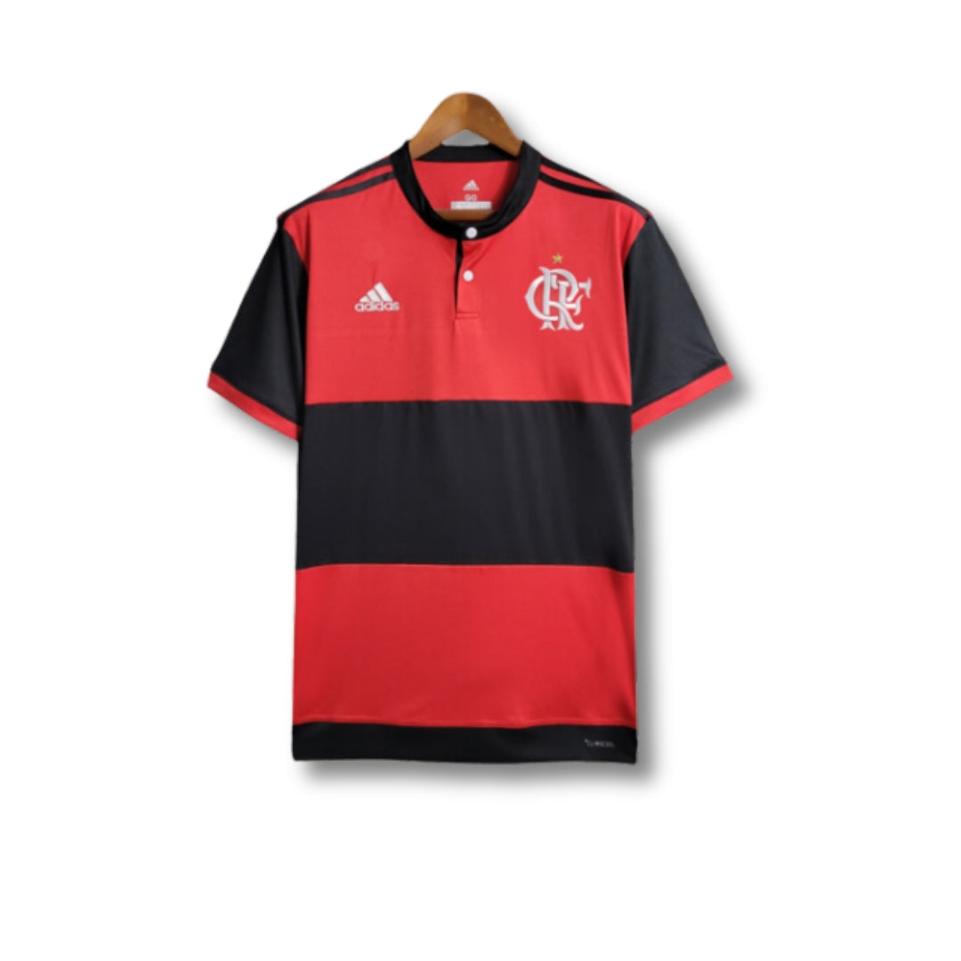Camisa Flamengo Retrô 1982 Vermelha e Preta