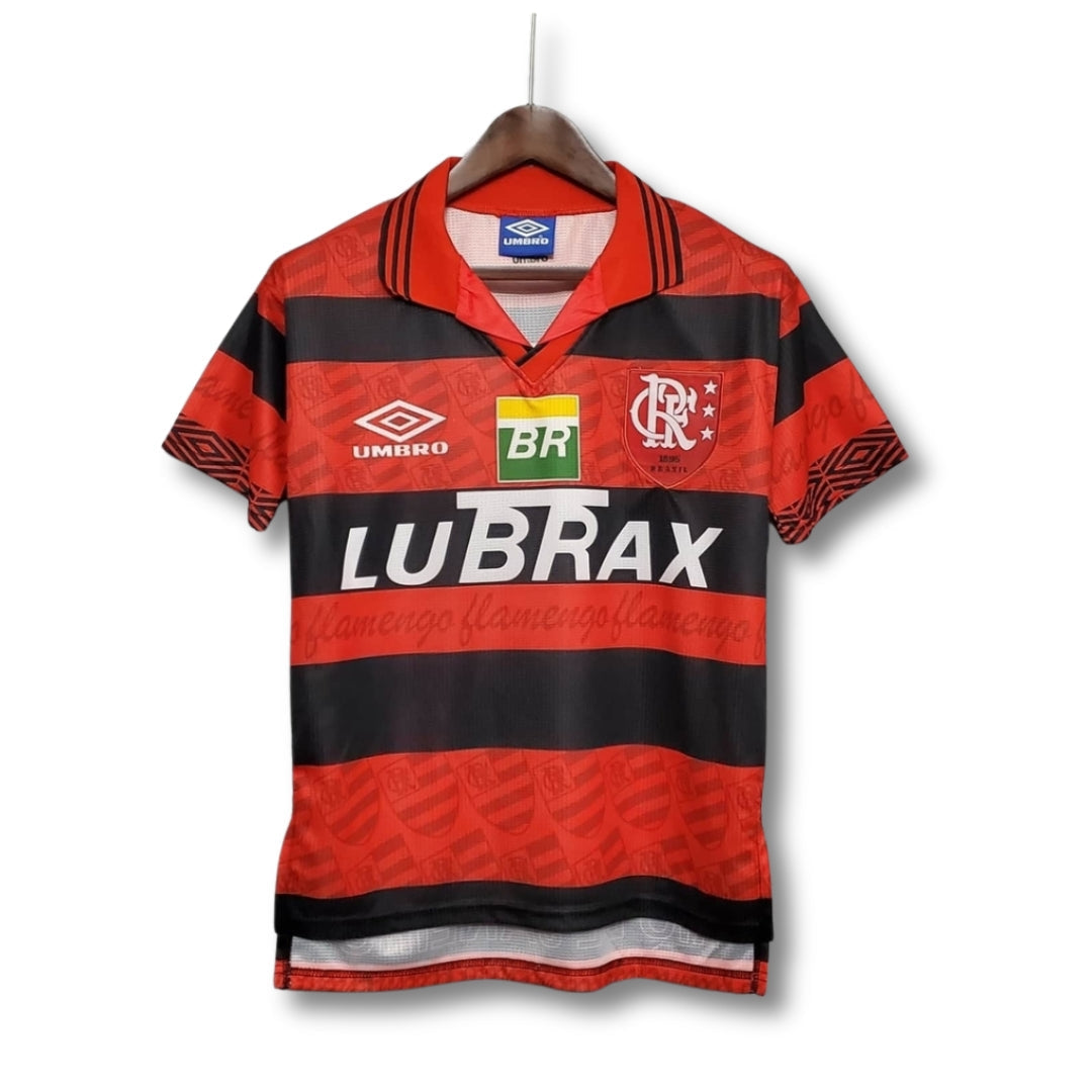 Camisa Flamengo Retrô 1995 Vermelha e Preta