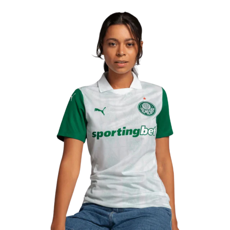 Camisa do Palmeiras Branca 2026 Feminina
