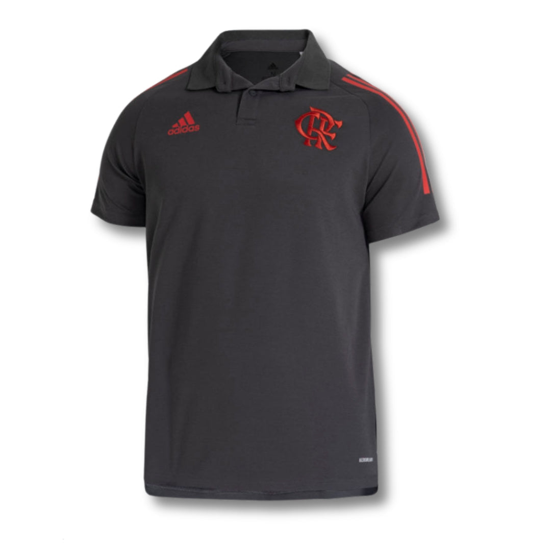 Camisa Polo Flamengo Cinza - Masculina