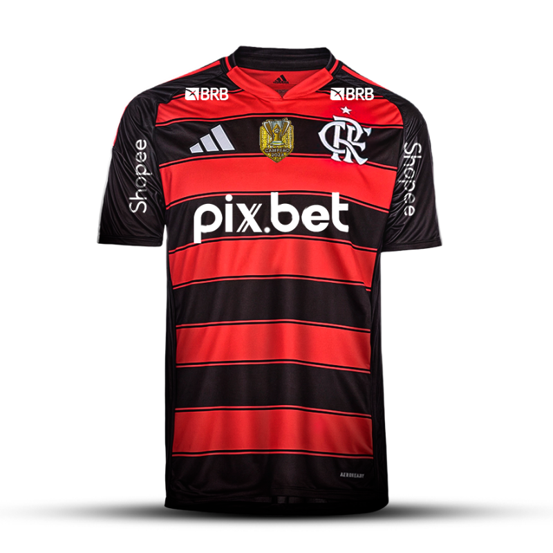 Camisa do Flamengo 2026 LANÇAMENTO com patch de campeão completa