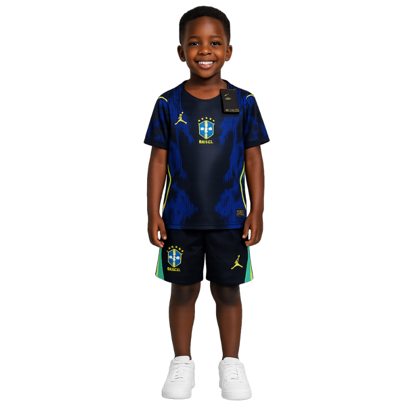 Kit Infantil Brasil 2026 copa do mundo Azul