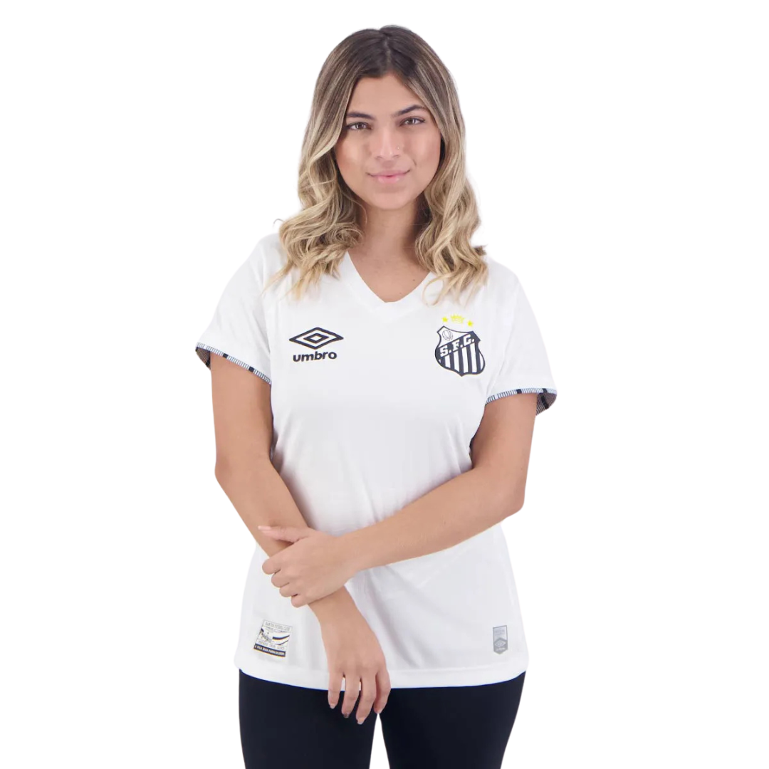Camisa Feminina Santos 24/25 Home