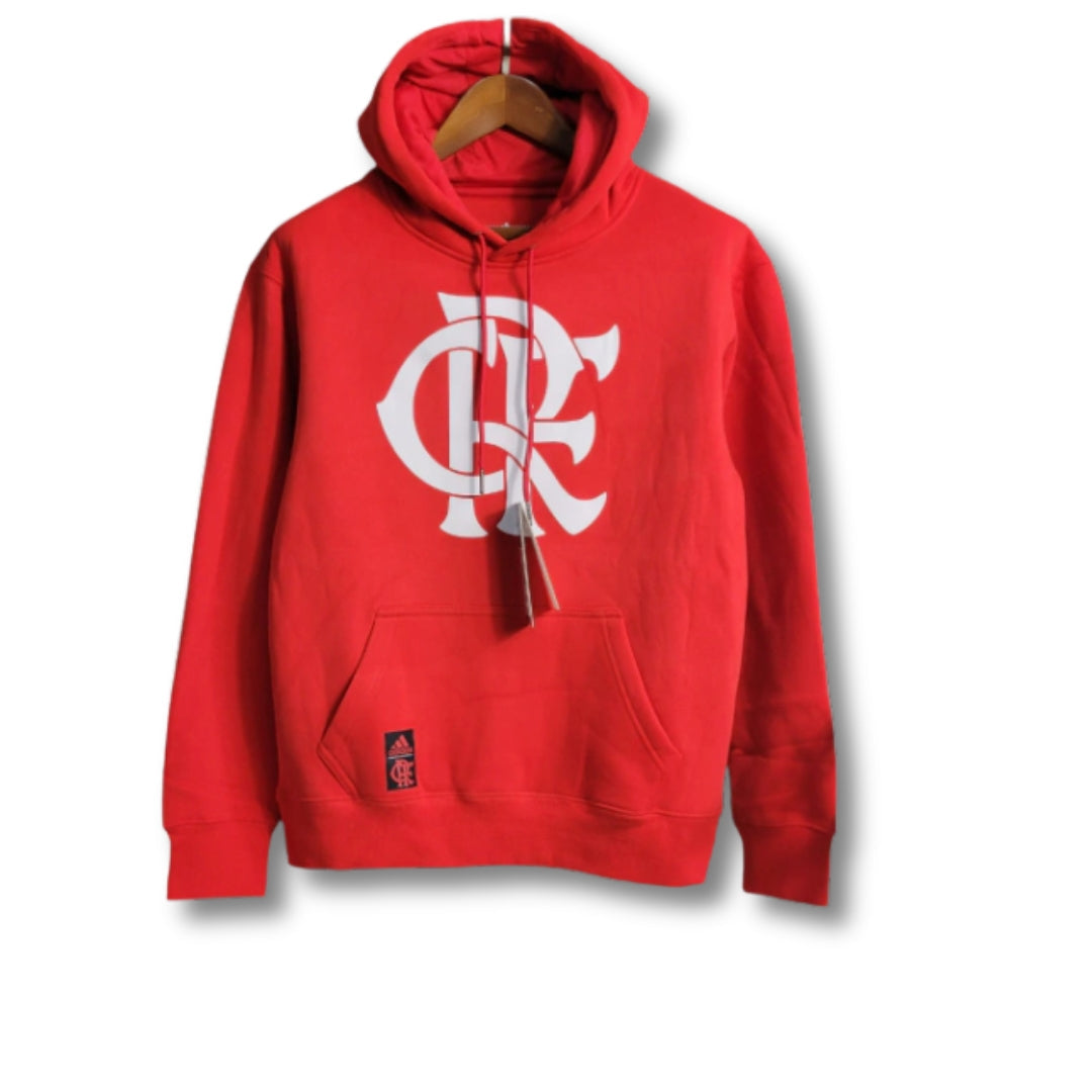 Camisa do Flamengo Com Capuz Vermelha