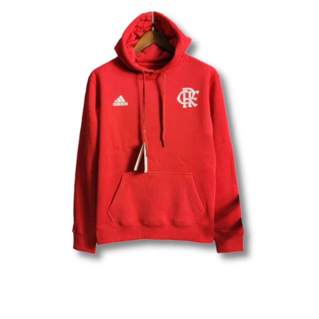 Agasalho do Flamengo com Capuz Unisex Vermelho