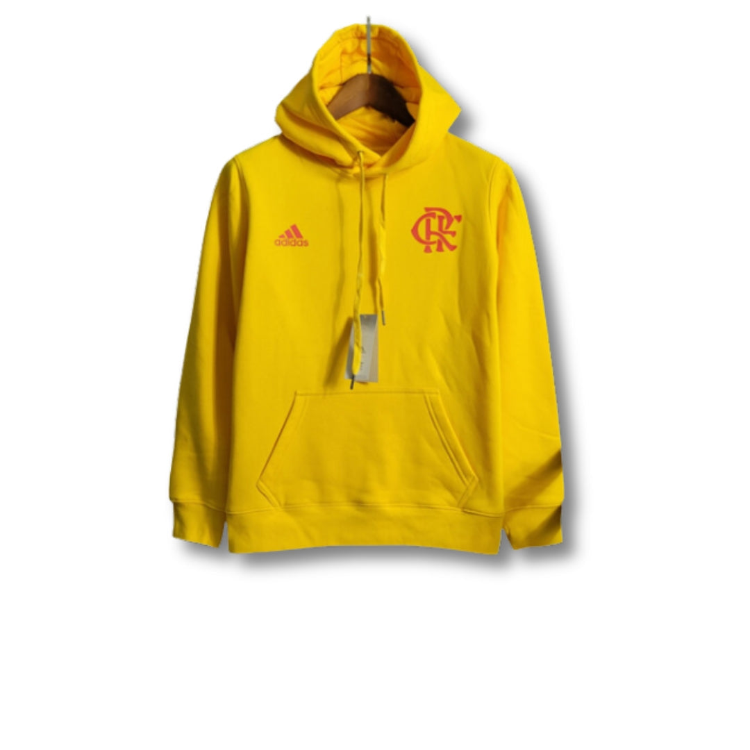 Agasalho do Flamengo com Capuz Unisex Amarelo