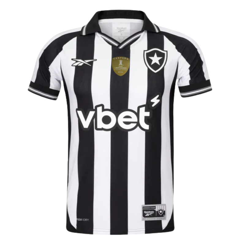 Camisa Botafogo I - 25/26 com Patch de campeão da Libertadores