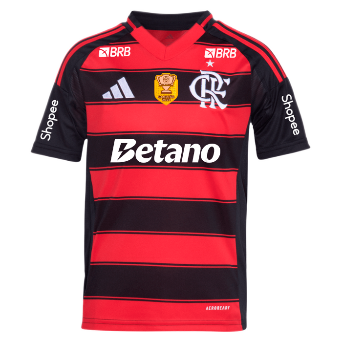 Camisa do Flamengo 2026 LANÇAMENTO com patch de campeão completa