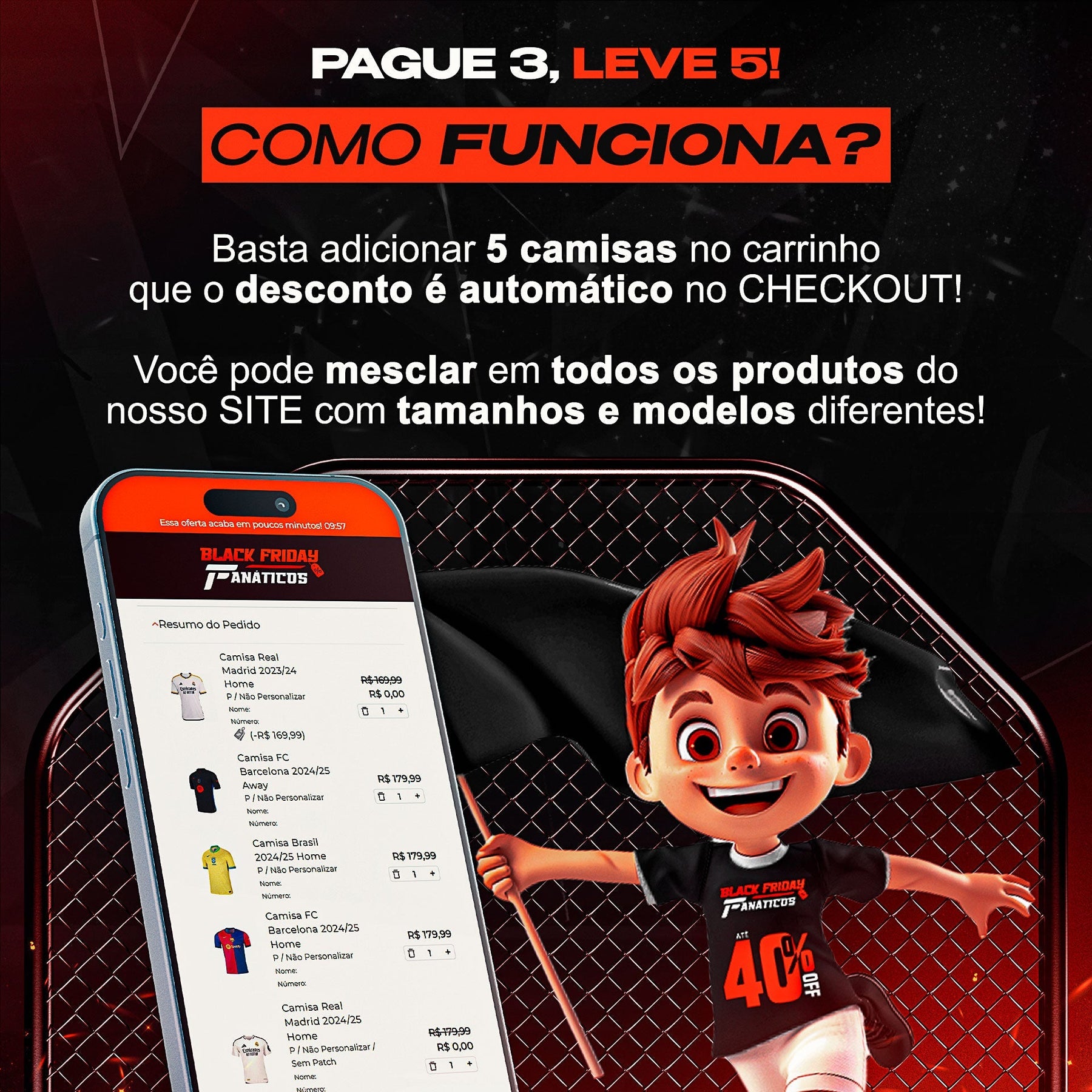 Camisa Fluminense Umbro 23/24 Goleiro Cinza/Laranja