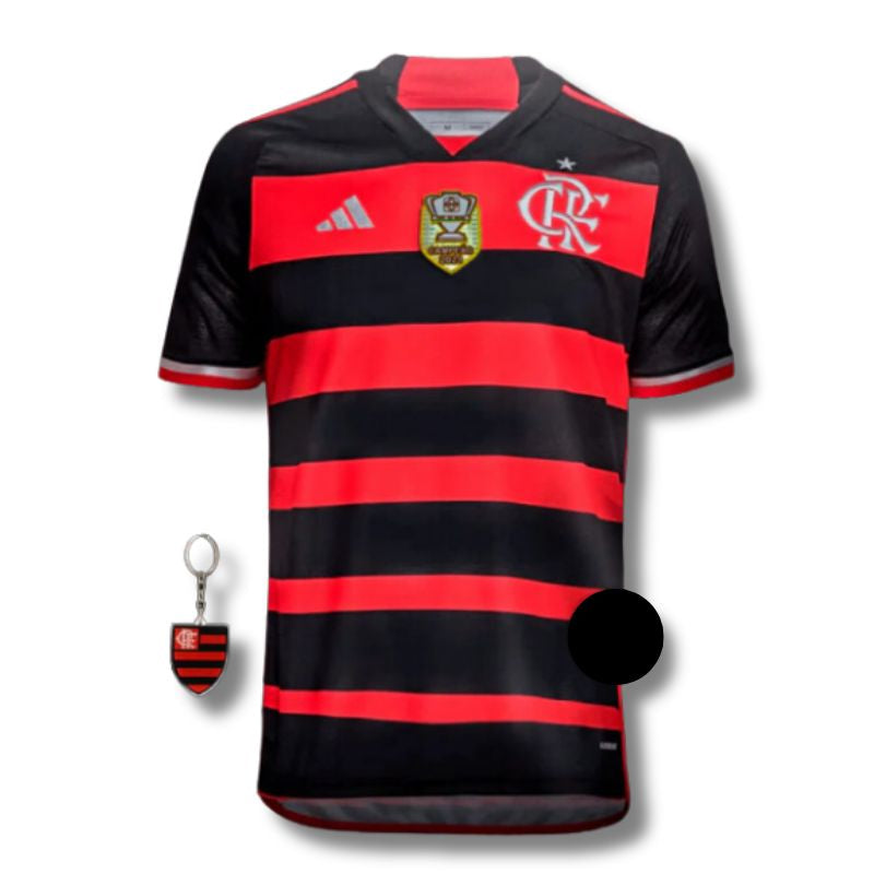 Camisa Flamengo I 24/25 com Patch de campeão Copa do Brasil