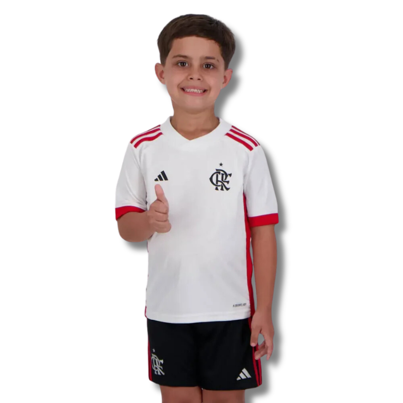 Kit Infantil Flamengo 24/25 Branca