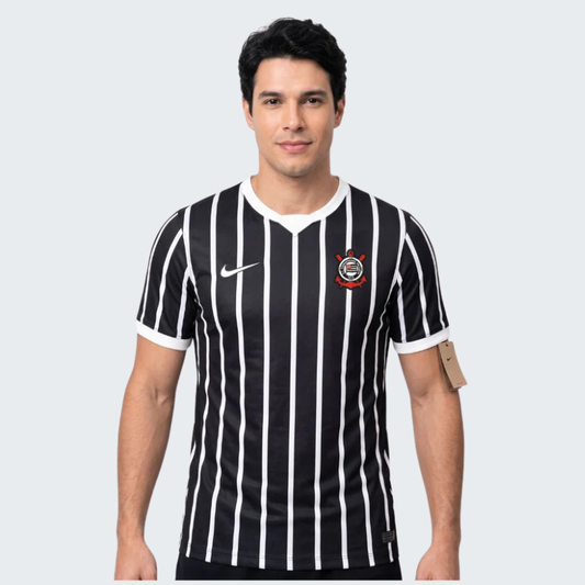 Camisa Corinthians 2025/26 II Torcedor Com Patrocínios