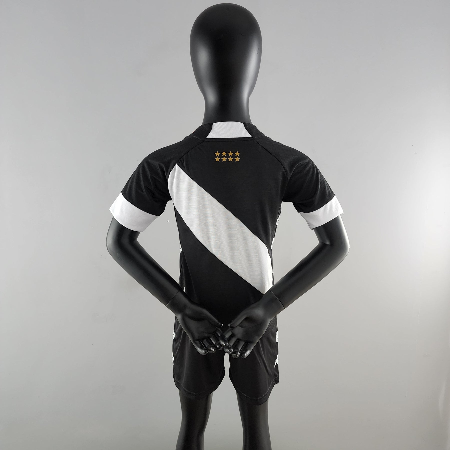 Kit Infantil Vasco 22/23 - Preto e Branco