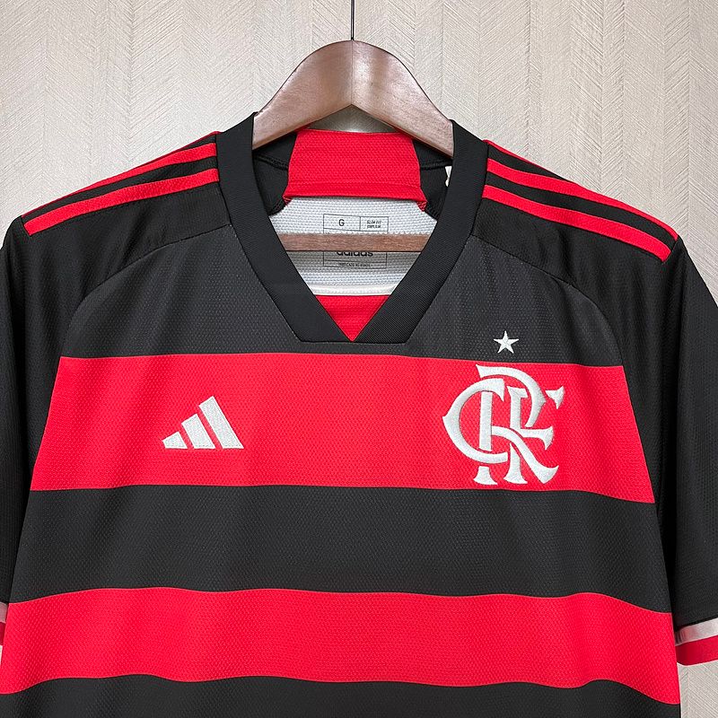 Camisa Flamengo I 24/25 com Patch de campeão Copa do Brasil
