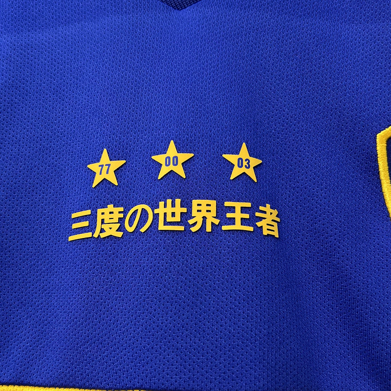 Camisa Boca Juniors - 23/24 - Azul/Amarelo - Ed. Aniversário