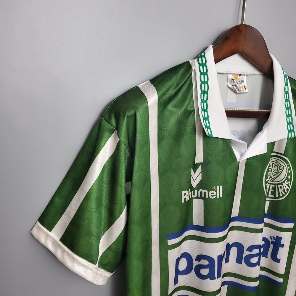 Camisa Palmeiras Retrô 93/94 Verde e Branca