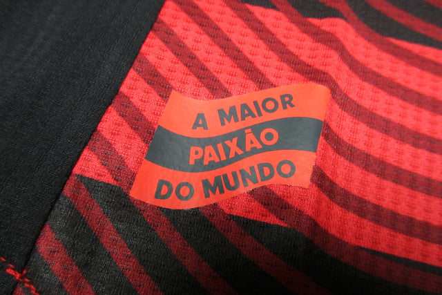 Camisa Flamengo I 22/23 - Vermelha e Preta Masculino Jogador