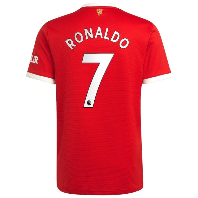 Camisa Manchester United I 21/22 Adidas - Vermelho - Ronaldo #7
