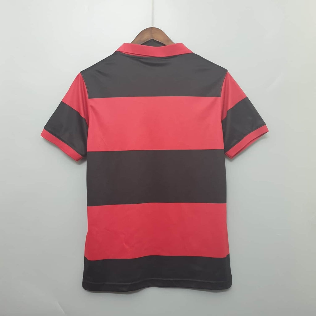 Camisa Flamengo Retrô 1982 Vermelha e Preta