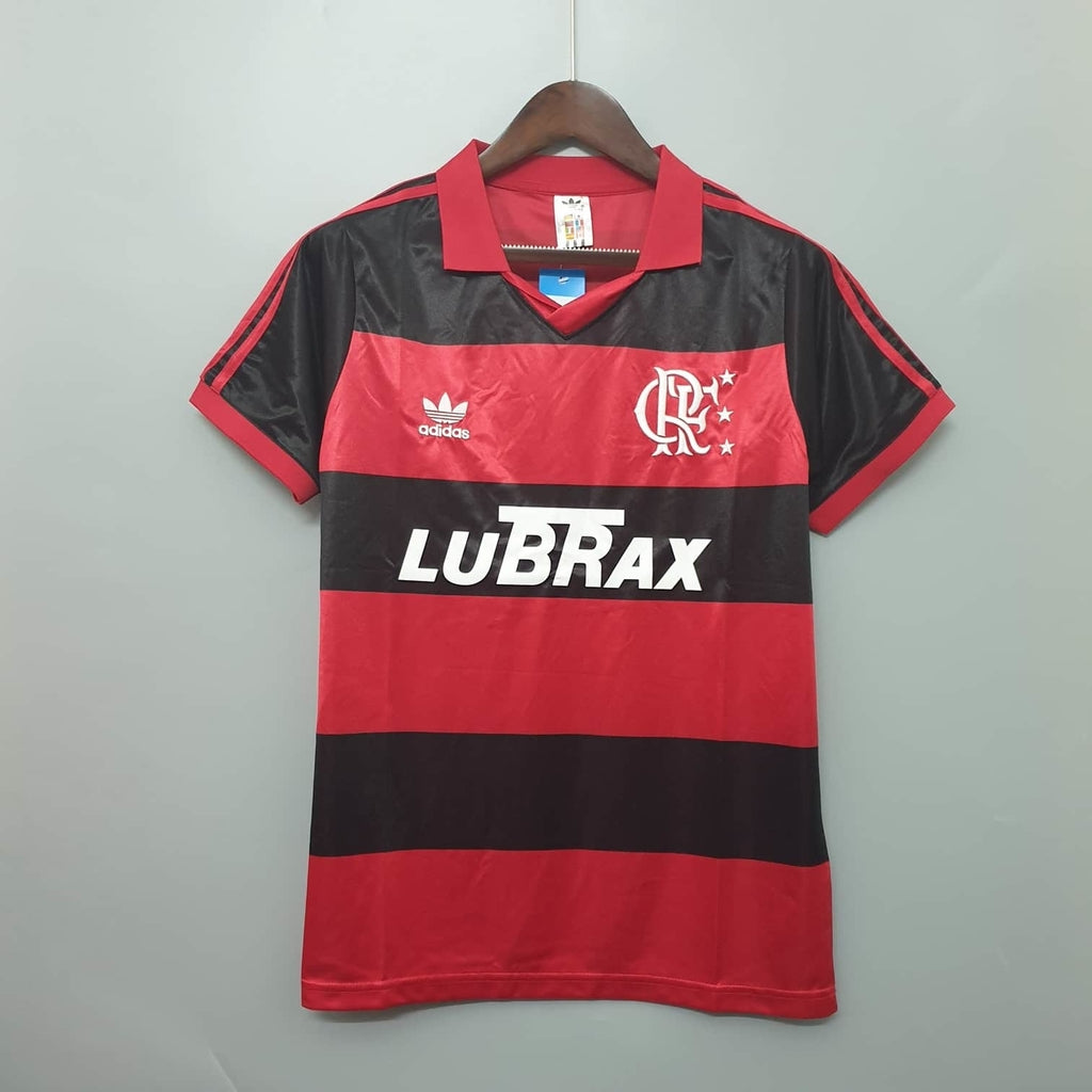Camisa Flamengo Retrô 1990 Vermelha e Preta