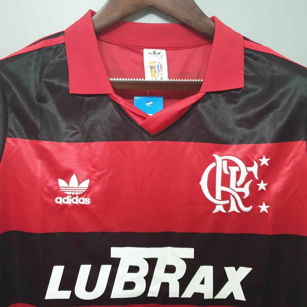 Camisa Flamengo Retrô 1990 Vermelha e Preta