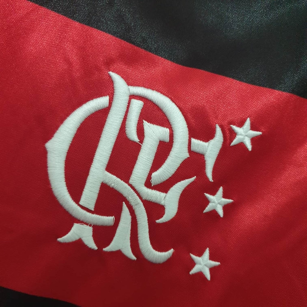 Camisa Flamengo Retrô 1990 Vermelha e Preta
