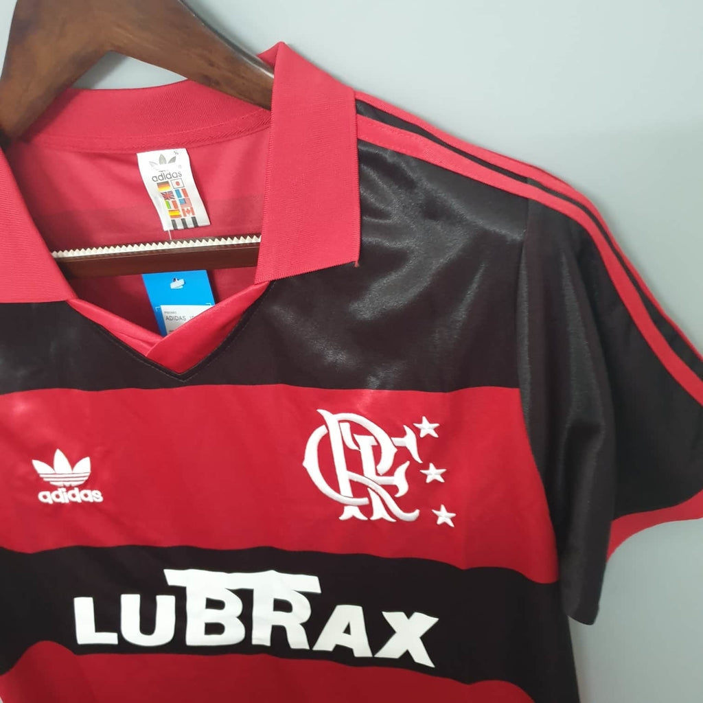Camisa Flamengo Retrô 1990 Vermelha e Preta