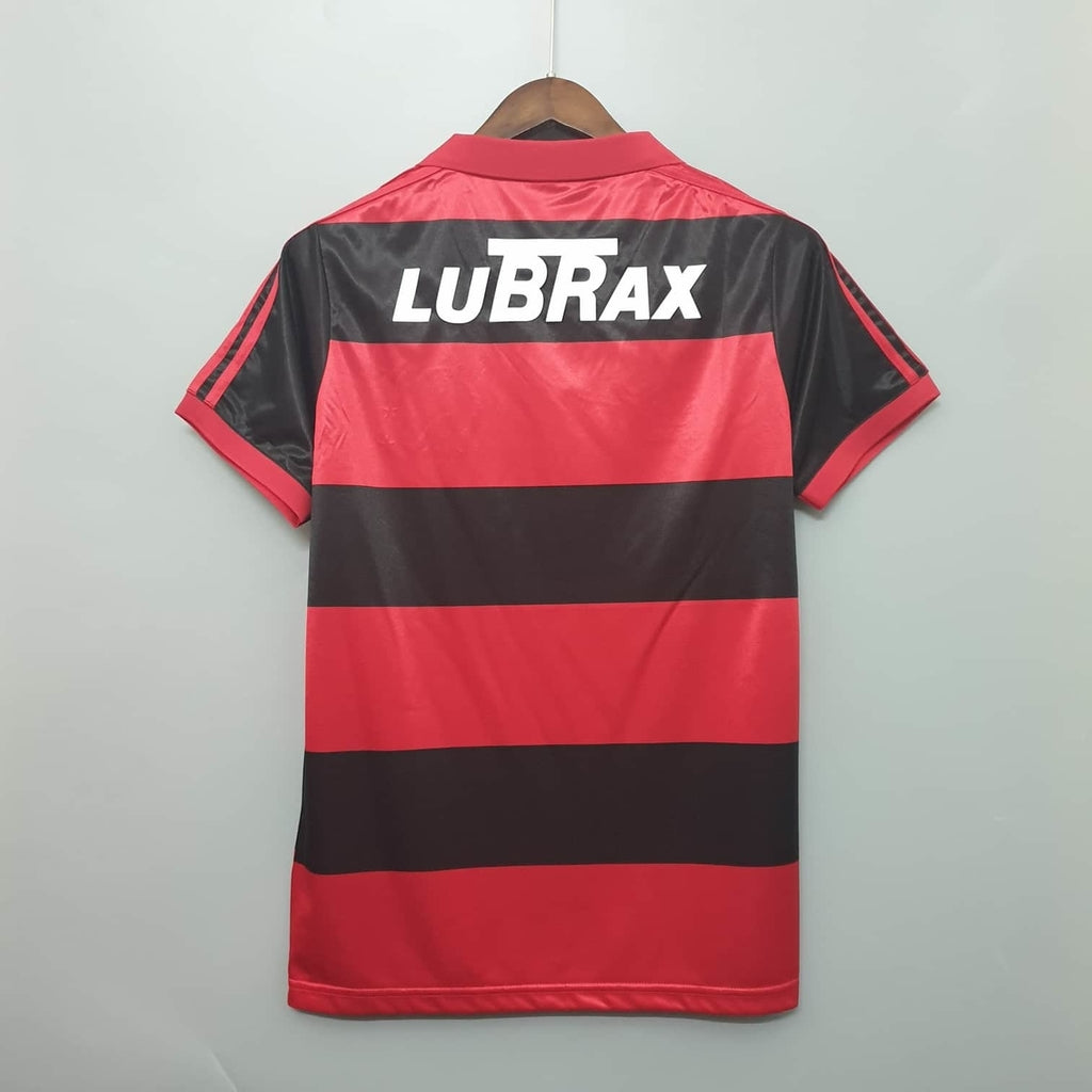 Camisa Flamengo Retrô 1990 Vermelha e Preta