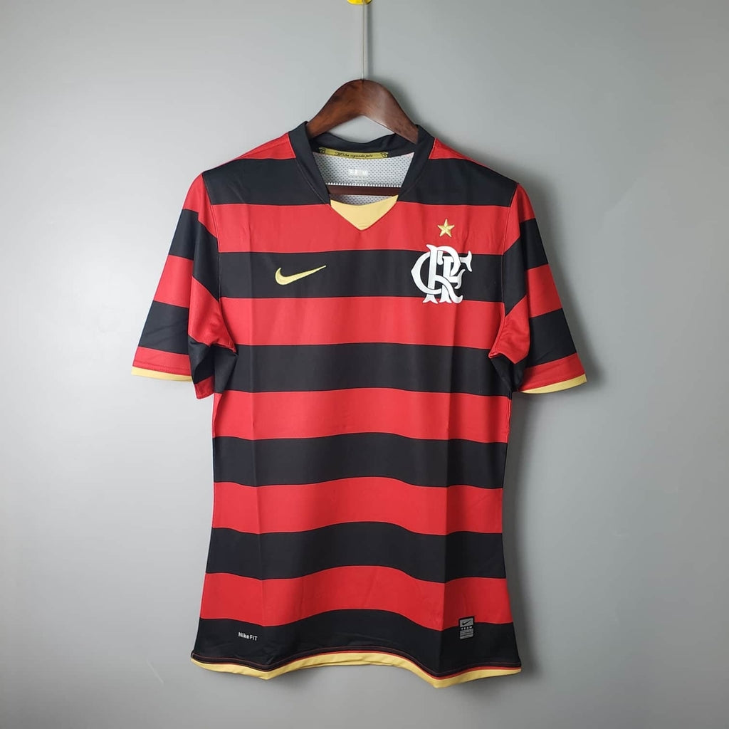 Camisa Flamengo Retrô 2009 Vermelha e Preta
