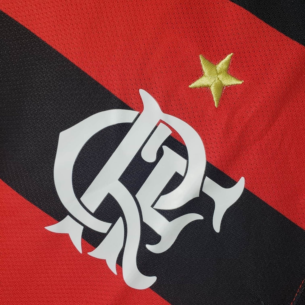 Camisa Flamengo Retrô 2009 Vermelha e Preta