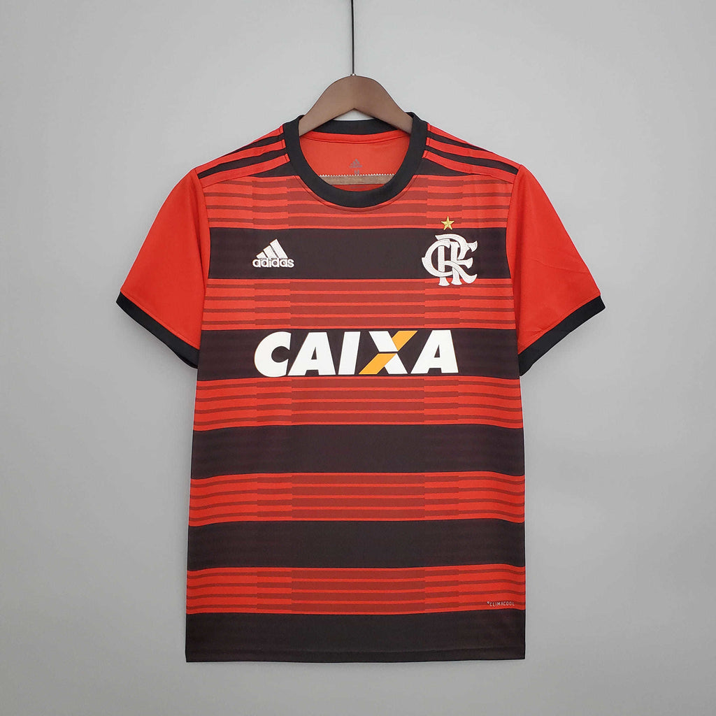 Camisa Flamengo Retrô 2018/2019 Vermelha e Preta