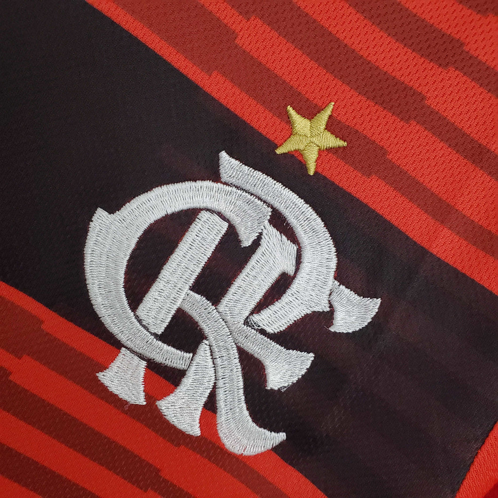 Camisa Flamengo Retrô 2018/2019 Vermelha e Preta
