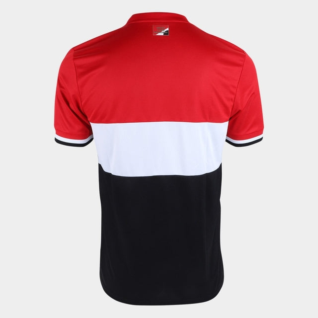 Camisa São Paulo III 21/22 Vermelho, Preto e Branco
