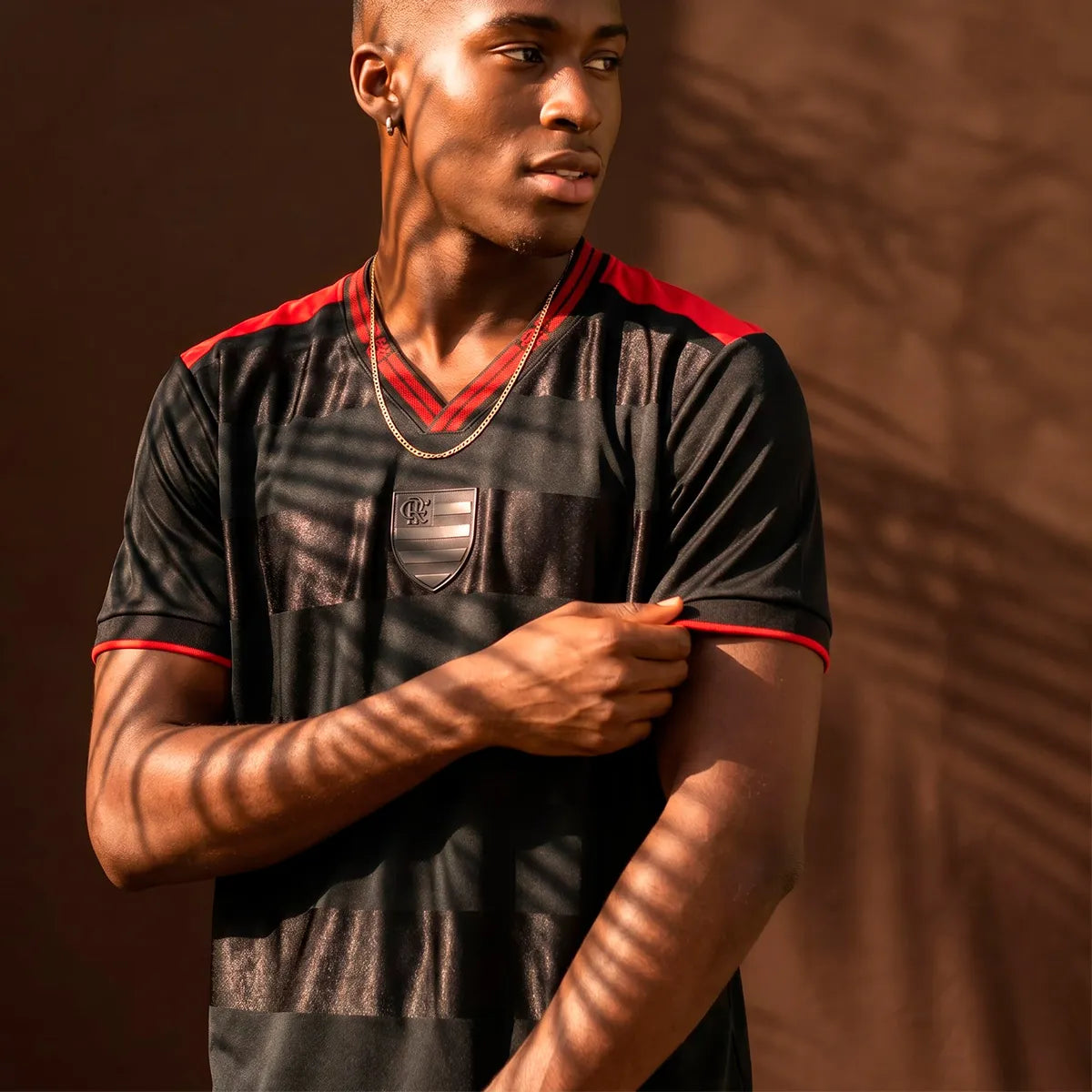 Flamengo Black Edition Jacquard Masculina