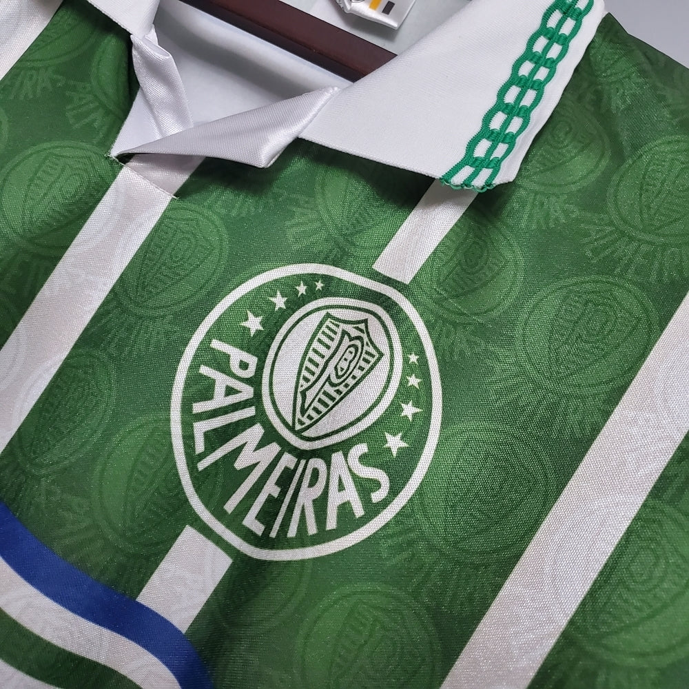 Camisa Palmeiras Retrô 93/94 Verde e Branca