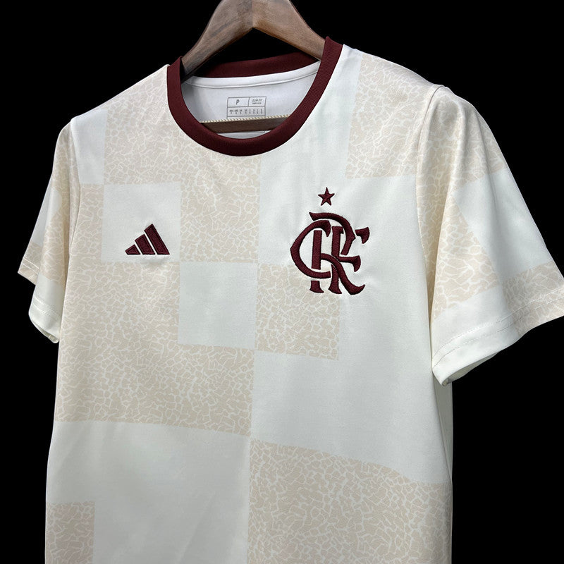 Camisa Flamengo Pré Jogo 24/25 Bege