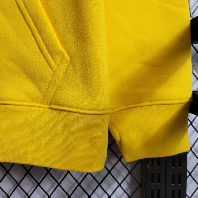 Agasalho do Flamengo com Capuz Unisex Amarelo