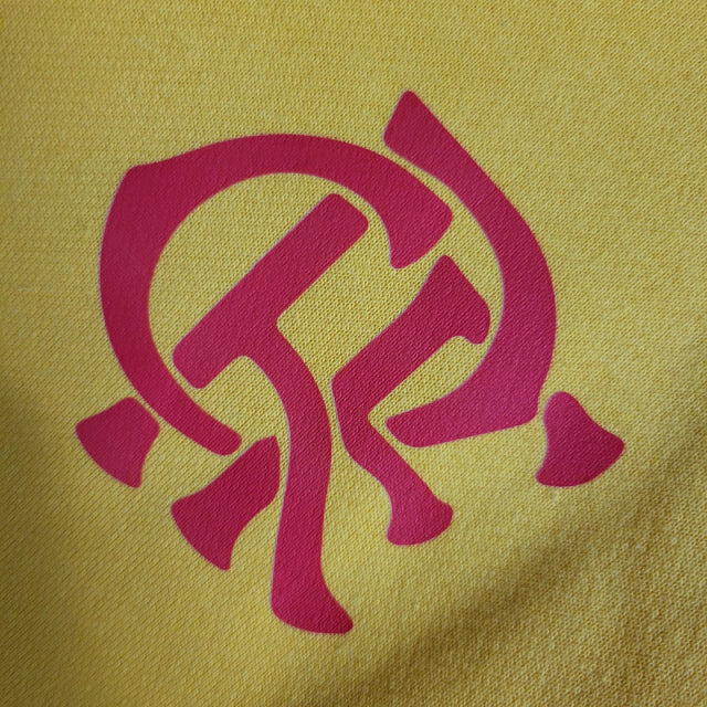 Agasalho do Flamengo com Capuz Unisex Amarelo