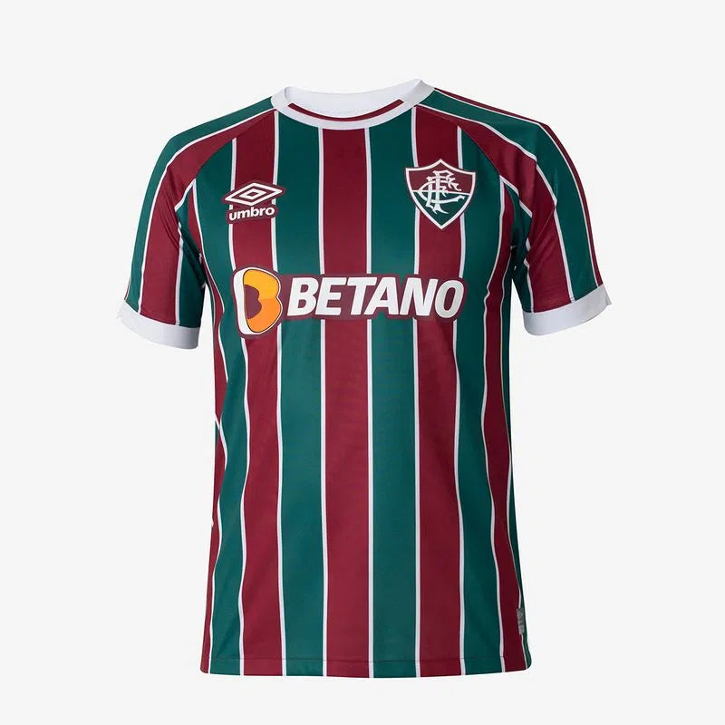 Camisa Fluminense I 23/24 - Vinho e Verde